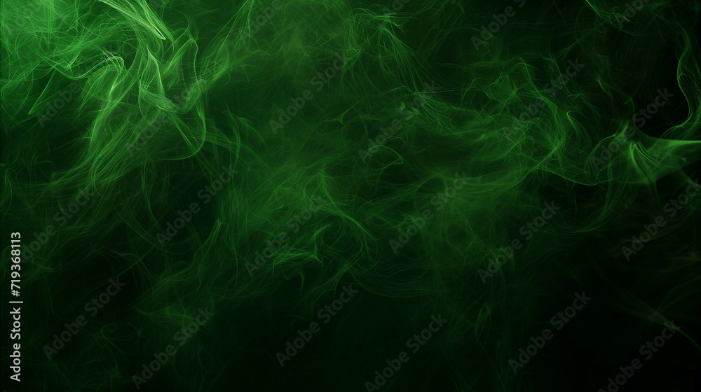 Obraz premium Green Smoky Background 001