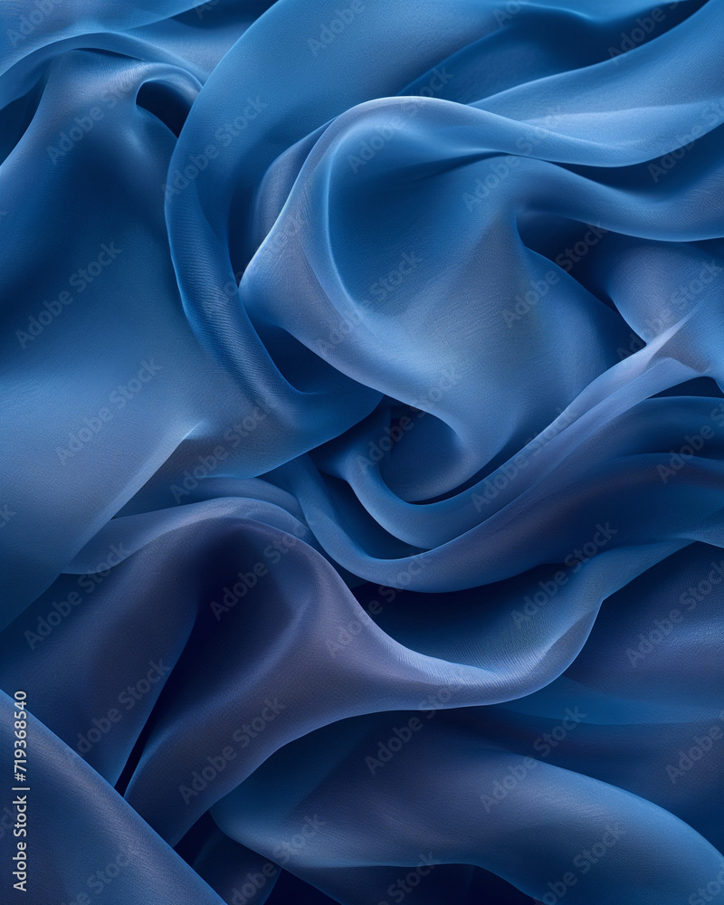Fototapeta premium Blue Fabric Background 001