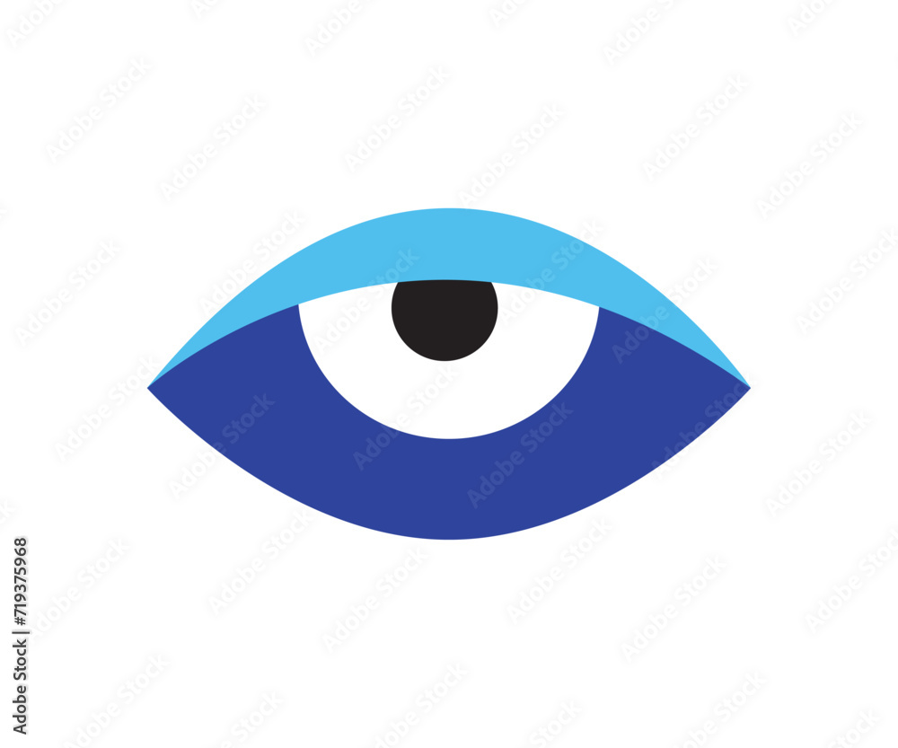 Evil eyes icon, Turkish evil eye symbols. Ethnic style blue Greek protection from the spoilage signs Evil eyes icon, Turkish evil eye symbols. Ethnic style blue Greek protection from the spoilage signs