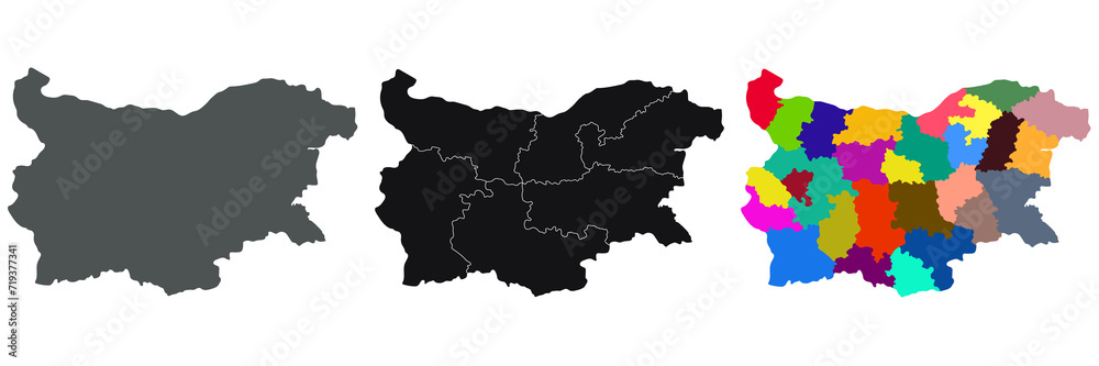 Bulgaria map. Map of Bulgaria