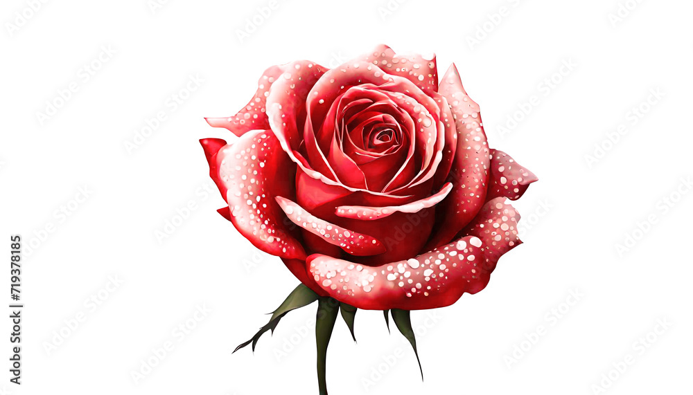 Amazing Red Roses Element Beautiful Realistic red rose png, red rose on a transparent background ...