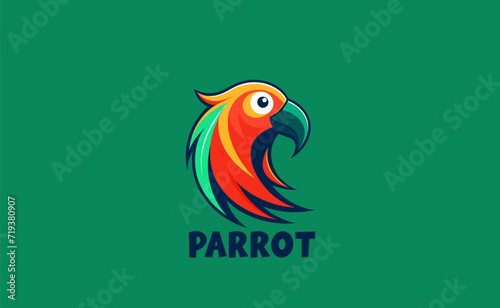 Vibrant Macaw Logo Designs, Colorful Vector Logotypes & Stunning Templates with Red Scarlet Macaw and Cockatoo, Explore Exquisite Parrot Logo Illustration