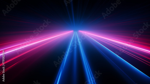 Colorful Background with Bright Beams of Light