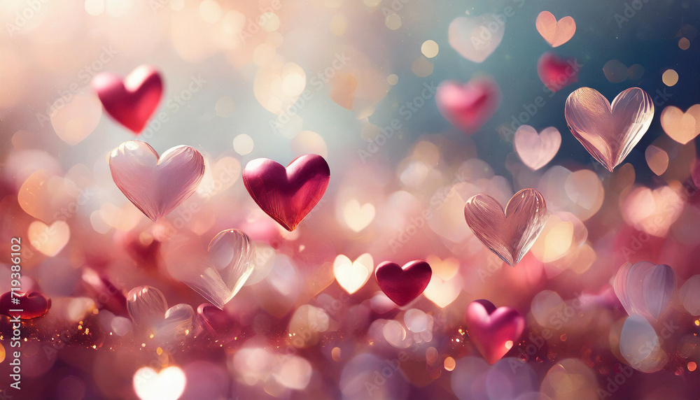 Hearts background, Valentines Day background, Valentines day hearts