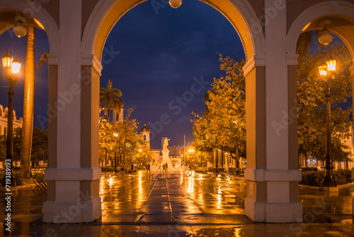 The central square of Cienfuegos - Cuba