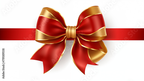 red ribbon bow