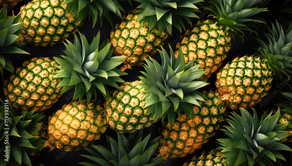 Fresh and juicy pineapple fruit Fresh and juicy pineapple fruit