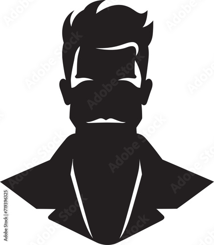Silhouetted Stories Black Vector Illustrations of MenNocturnal Notations Men in Black Vector