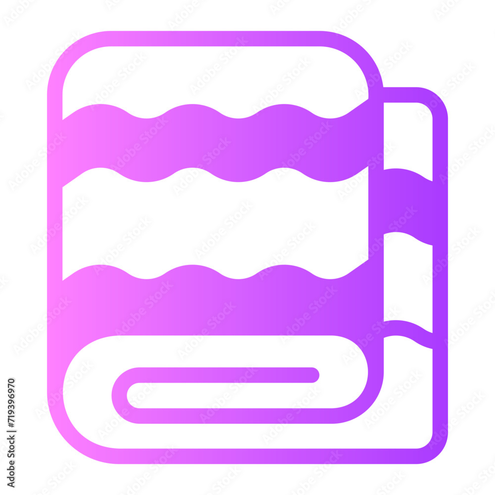 blanket gradient icon