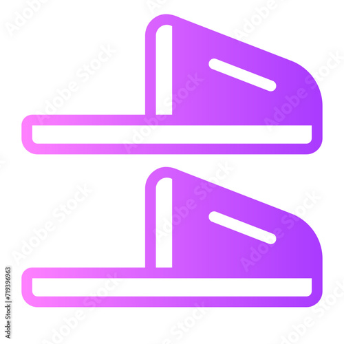 slippers gradient icon