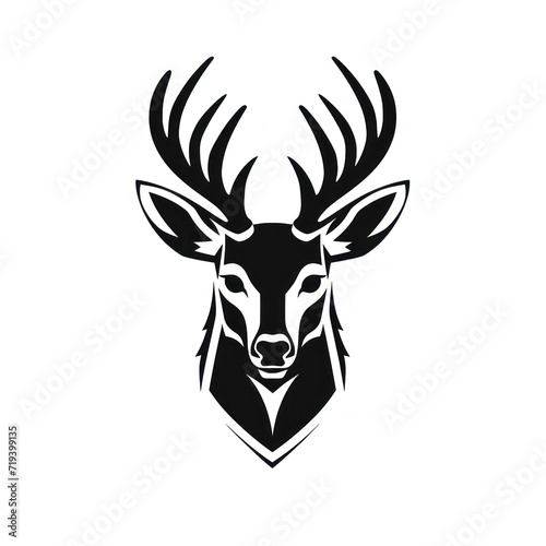 Animal Deer. Logo illustration of a Deer. Deer emblem  icon  logotype decal  print