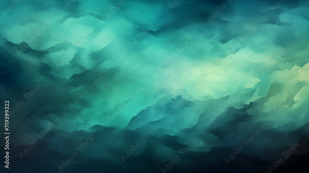 Teal Gradient Washes Design Backgrounds
