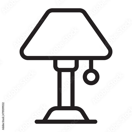 lamp line icon © ajat