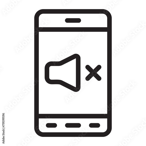 silent mode line icon