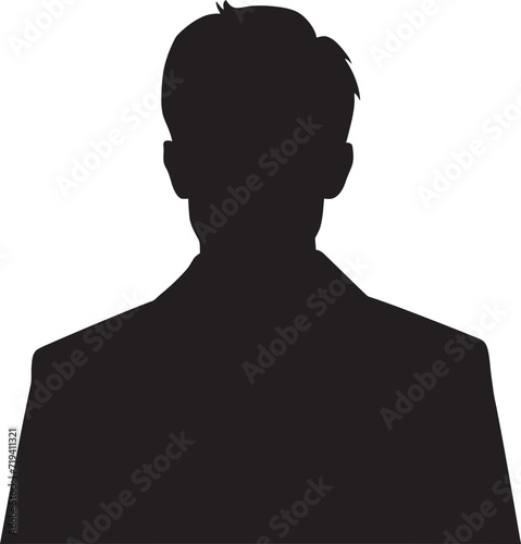 Shadows in Silhouette Black Vector Man DepictionsExploring Masculine Forms Man Vector Black Series