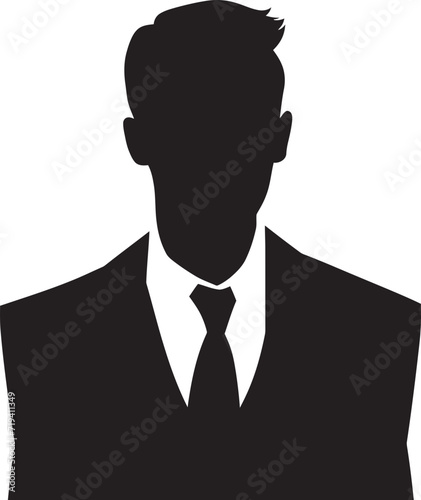 Monochrome Diversity Black Vector Men Illustration ArrayContours of Man Man Vector Black Portrayals Revealed