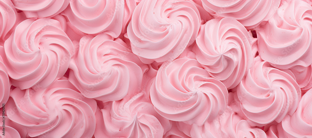 Pink Cake Frosting Icing Background - obrazy, fototapety, plakaty 