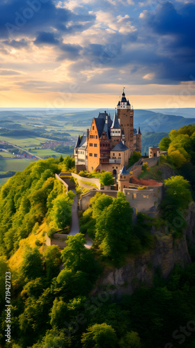 The Majestic Ehrenburg Castle: A Testament of Medieval Architecture Amidst Lush Greenery
