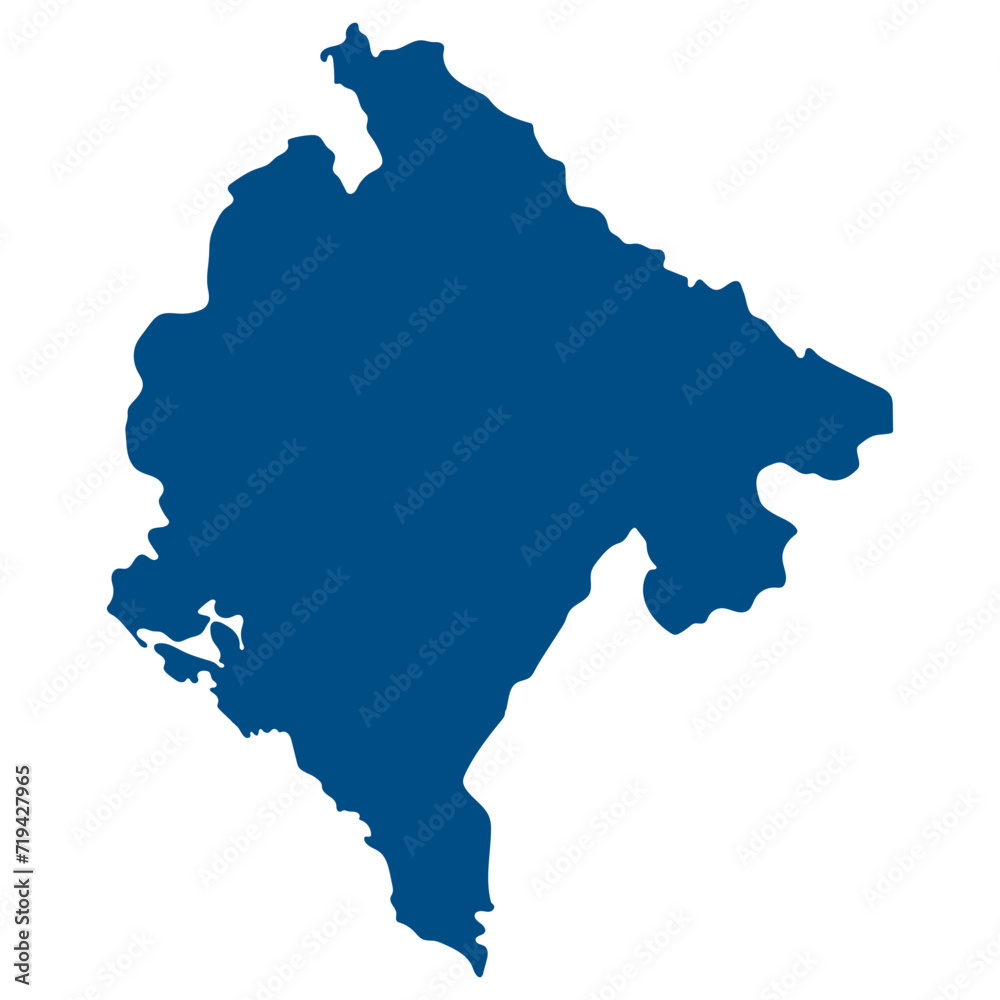 Montenegro map. Map of Montenegro 