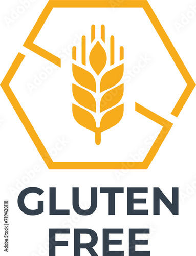 Isolated gluten free icon vector design.