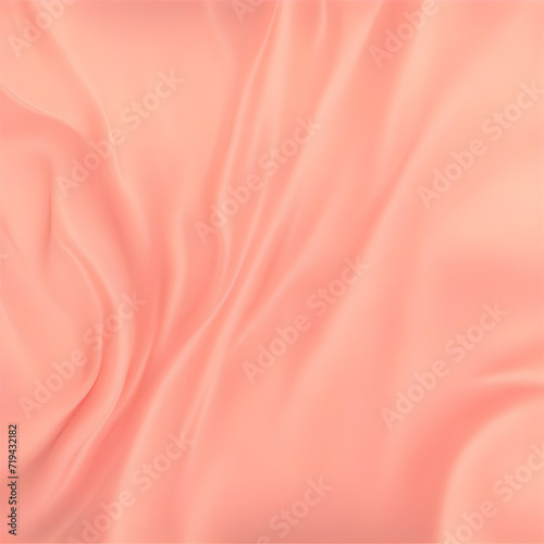 Peach Fuzz Color Sil Texture Abstract Background Illustration For Cosmetic Banner