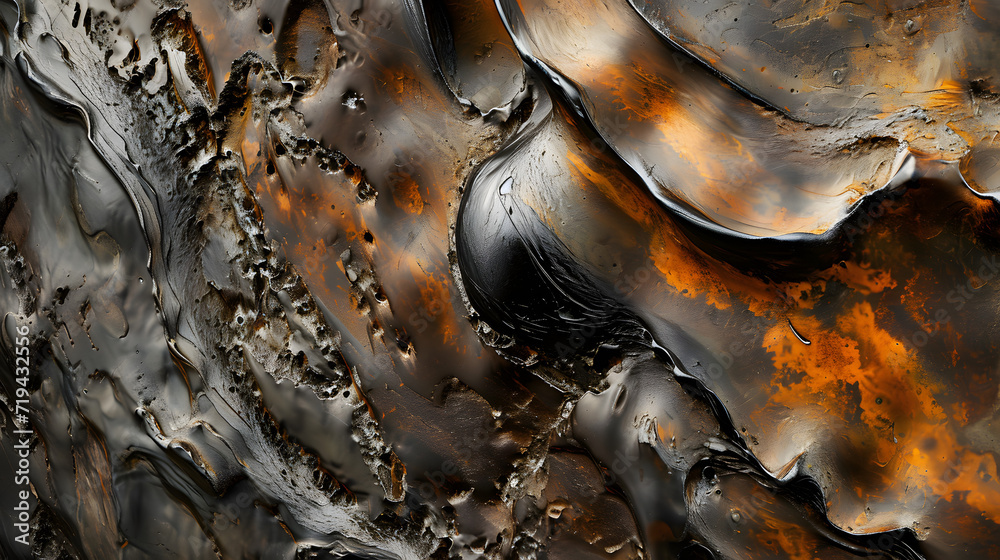 Close-Up of Rust on a Weathered Metal Surface Close-Up of Rust on a Weathered Metal Surface