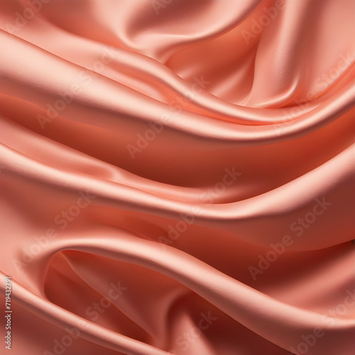 Peach Fuzz Color Sil Texture Abstract Background Illustration For Cosmetic Banner