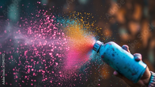 Spray paint product powder coating photo