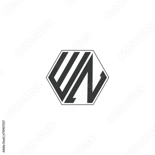 WN or NW logo and icon design photo