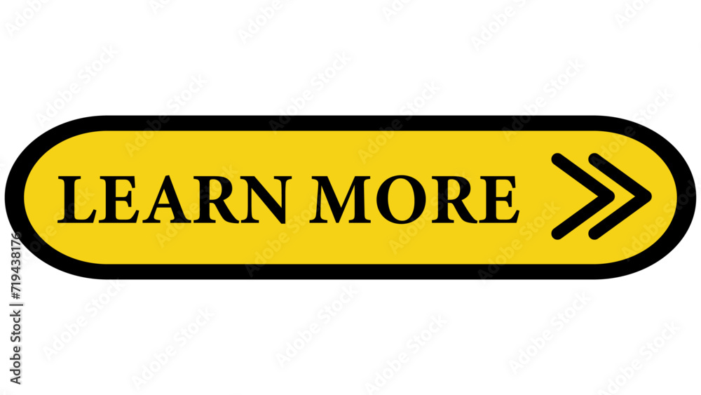 Learn More Web UI Button Label Vector Illustration Learn More Web UI Button Label Vector Illustration