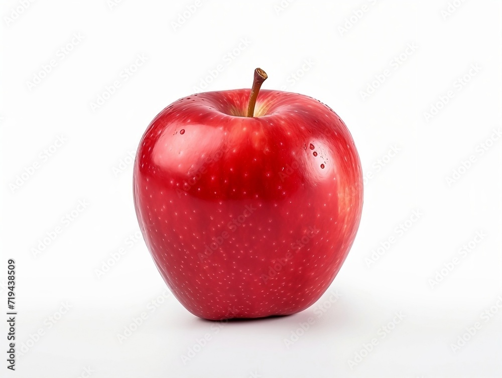 Fresh red apple fruit on white background Fresh red apple fruit on white background