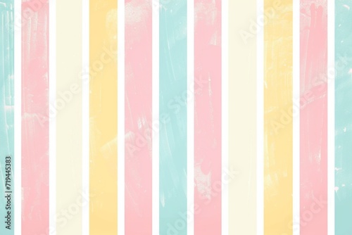 Minimalist cartoon stripes in pastel spring seamless repeating pattern style photo