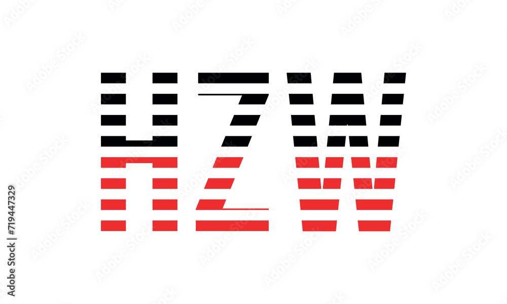 HZW three initial letter iconic line negative space minimal logo design vector template. monogram, abstract, wordmark, business, typography, minimalist, brand, company, flat, modern, unique, simple HZW three initial letter iconic line negative space minimal logo design vector template. monogram, abstract, wordmark, business, typography, minimalist, brand, company, flat, modern, unique, simple