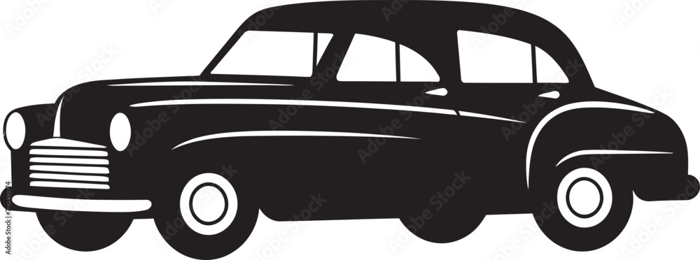 Monochrome Taxi Icon in VectorArtistic Monotone Taxi Vector