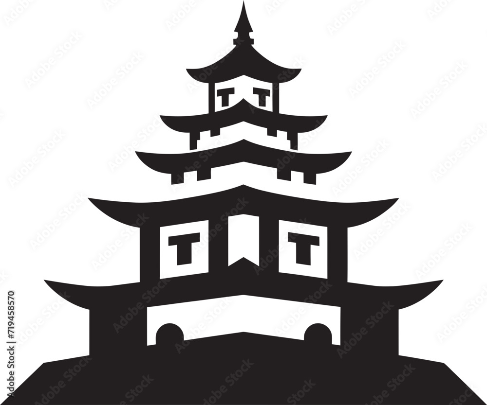 Ethereal Engravings Temple Vector CollectionGlimpses of Darkness Black Temple Vectors