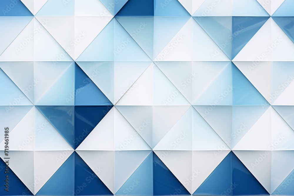 Abstract blue and white geometric shapes background Abstract blue and white geometric shapes background