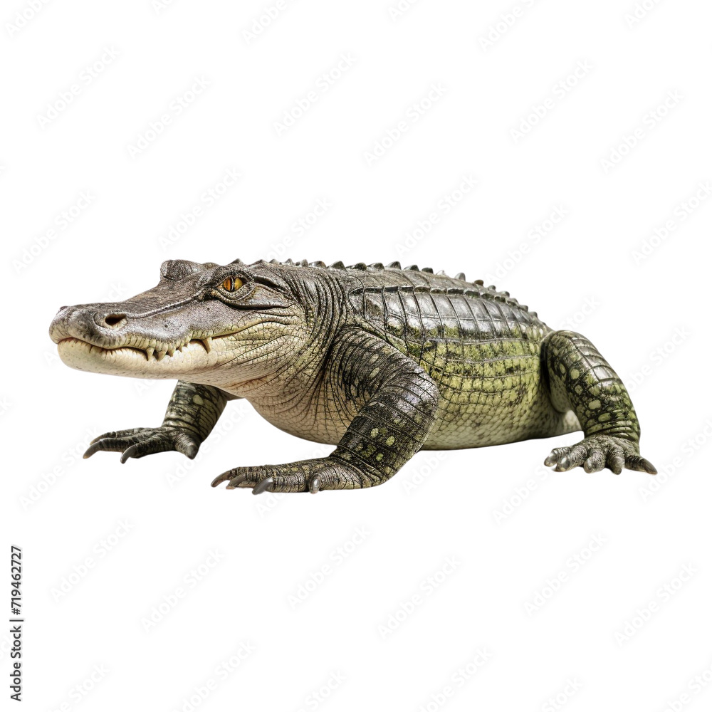 Fototapeta premium Crocodile clip art