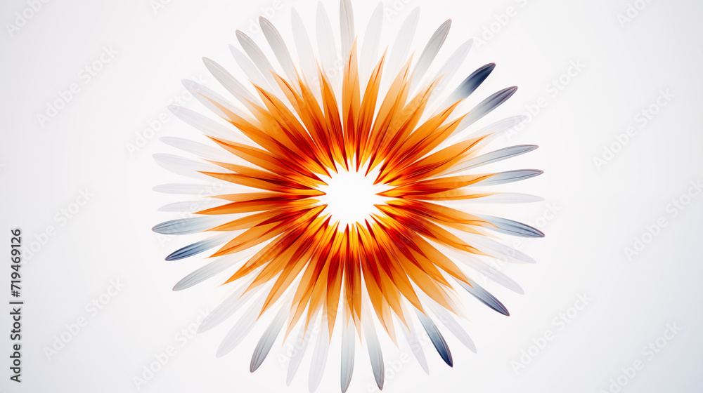 Circular Radiance on White Circular Radiance on White