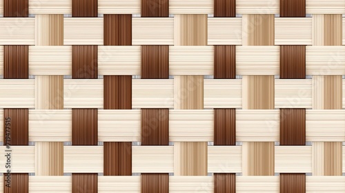 brown-white woven pattern designed as an elegant and versatile background, emphasizing the intricacies of the weave. SEAMLESS PATTERN. SEAMLESS WALLPAPER.