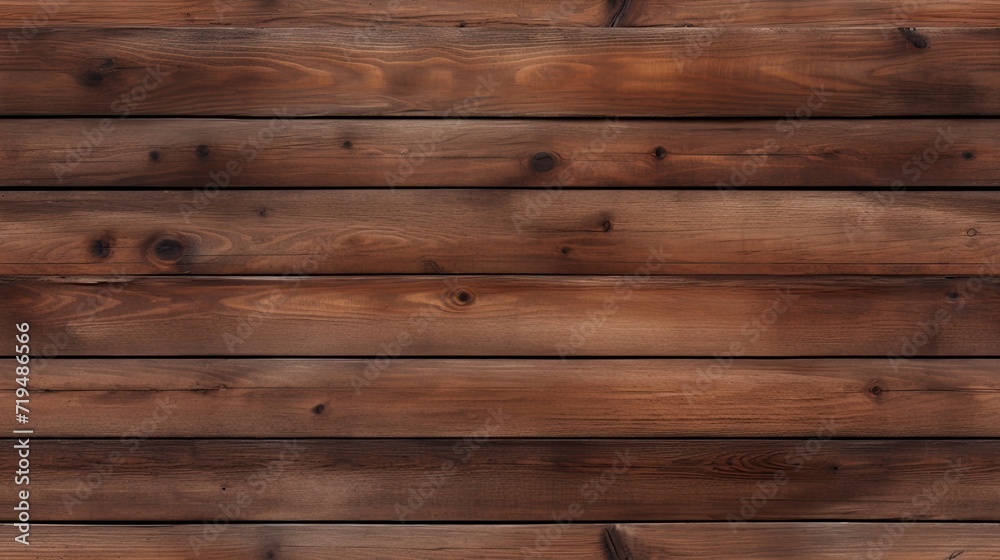 a large brown wooden plank wall, designed to serve as a seamless pattern background with an emphasis on the rich, natural tones. SEAMLESS PATTERN. SEAMLESS WALLPAPER.