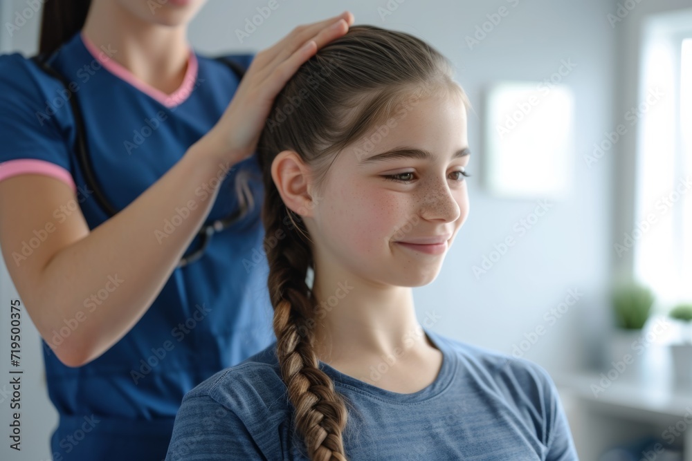 Correcting Posture Issues In A Teen Girl Through Chiropractic Back Adjustment
