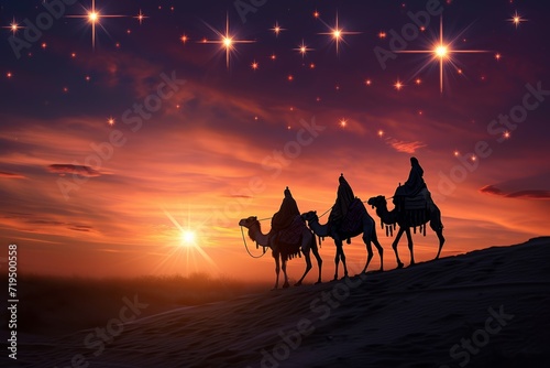The Adventurous Journey Of Three Wise Men On A Camel To Witness The Birth Of Jesus