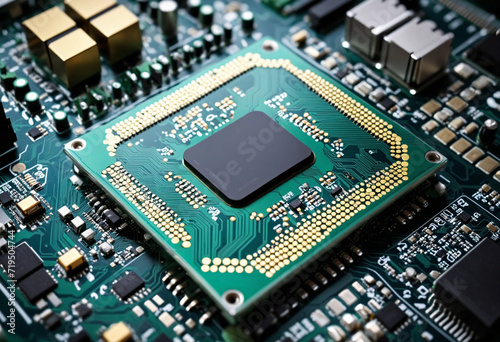 Floral Fusion: Exploring Asian-Made Semiconductors and CPUs through Hand-Edited Generative AI