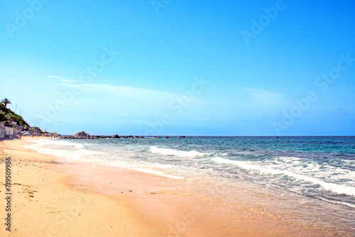 Calabria beach in Italy in summer