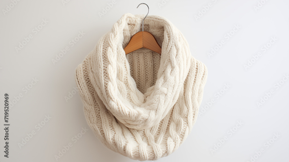 Chunky knit infinity_scarf