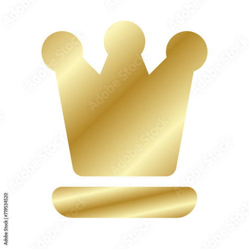 Gold Chess Queen Icon photo