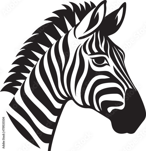 Safari Spirit Zebra Vector ArtistryElegant Lines Zebra Stripes in Vector