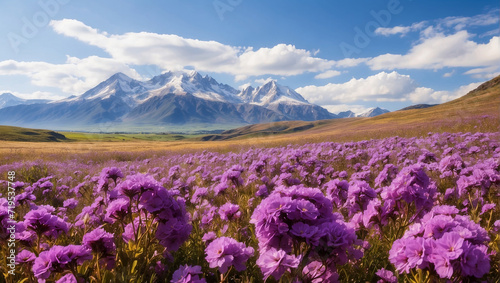flowers in the mountains lavender field in the mountains flowers in the mountains field of flowers