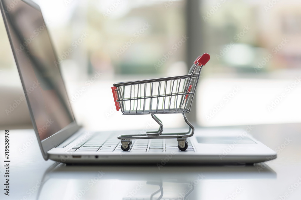 Online Shopping Elegance, Modern Tech Integration