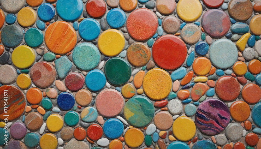 Colorful Abstract Painting Style Art Colorful Abstract Painting Style Art